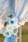 Citrus; Blue Artificial Flowers Box Set for DIY Wedding Bouquets, Silk & Foam Faux Floral Arrangement Kit with Greenery for Bridal Shower, Party Table Centerpieces & Home Decor; Category:Bundles & Bouquets; Image:3